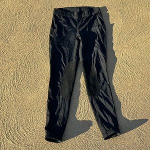 Baleaf Black Tapered Riding Pants with Knee Pads Size Medium